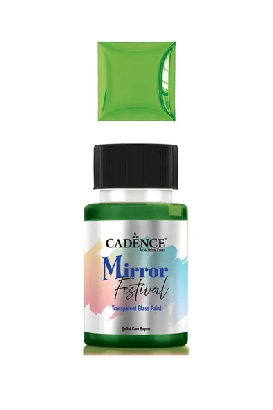 MF05 Yeşil Cam Boyası Şeffaf 50ML - Cadence Mirror Festival ürün görseli