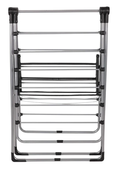 İronika Kalın Borulu Kurutmalık Perilla Silvia Özel Dokuma Kumaşlı Ütü Masası Antrasit - Resim 8