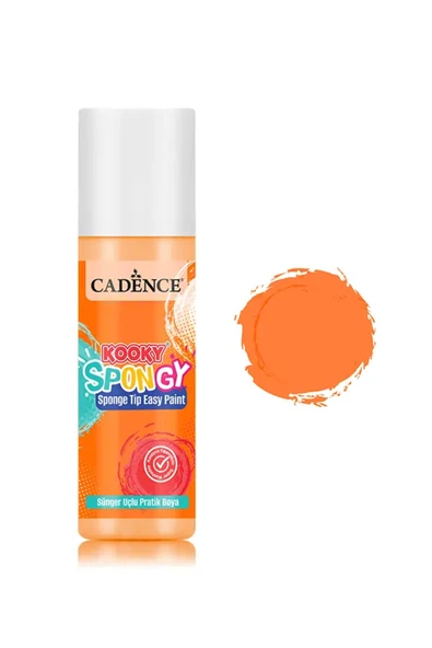 SPN03 Turuncu Spongy Sünger Uçlu Pratik Boya 100ML ürün görseli 1