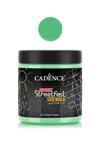 SF08 Yeşil Sıvı Tebeşir Boyası 250ML - Cadence Kooky Streetfest ürün görseli 1