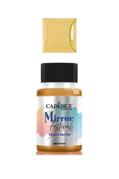 MF03 Altın Cam Boyası Şeffaf 50ML - Cadence Mirror Festival ürün görseli 1