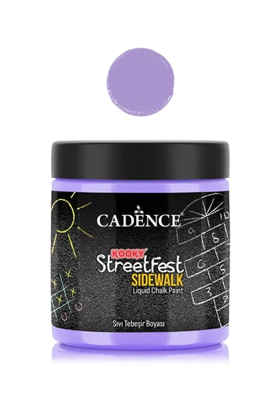 SF06 Mor Sıvı Tebeşir Boyası 250ML - Cadence Kooky Streetfest ürün görseli