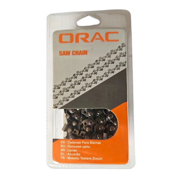 Kesik Zincir ORAC 3.25" 1.3 mm 38 Diş Köşeli | Motorlu Testere Uyumlu Profesyonel Zincir ürün görseli