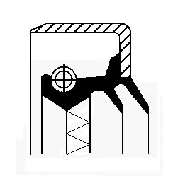 Volvo Truck (12011324b) Yag Kecesi. Poyra B1visldrwx6 150.0x 180.0x 16.0 Fkm Volvo - Corteco 82011324 ürün görseli 1