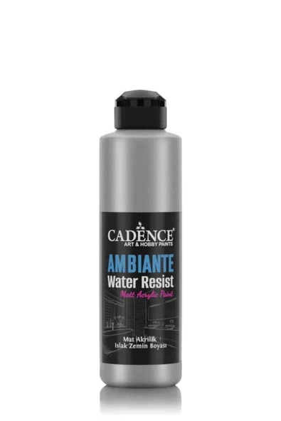 Ambiante Metalik Islak Zemin Boyası Awm06 Gümüş 250ml + Katalizör 10gr ürün görseli 1