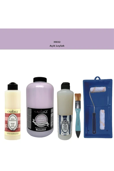 Banyo Mutfak-Cadence Multi H-032 Açık Leylak 2000Ml Par Yüzey Ast 500Ml Taş Vernik Mat 500Ml ruloset ürün görseli 1