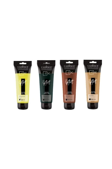 PROART HEAVY BODY PROFESYONEL AKRİLİK BOYA 4'LÜ SET ürün görseli 1