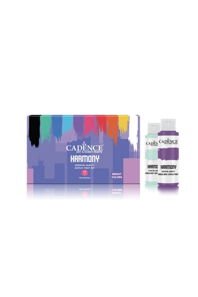 CADENCE HARMONY  59 ML 10 LU SET (BRIGHT COLOR) ürün görseli 1