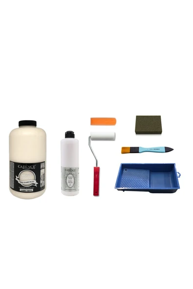 2 Litre Taffy Boya 500ml Mat Vernik Set ürün görseli 1