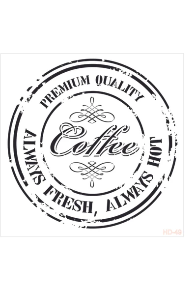 Home Decor Stencıl Hd-49 45x45 ürün görseli 1