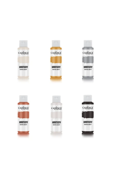 Ekonomik Akrilik Boya 6x59ml Metalik Renkler Avantajlı Paket ürün görseli 1