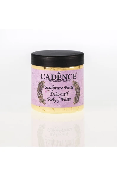 Dekoratif Rölyef Pasta (SCULPTURE PASTE)-1338 Açık Sarı-250ml-400gr ürün görseli