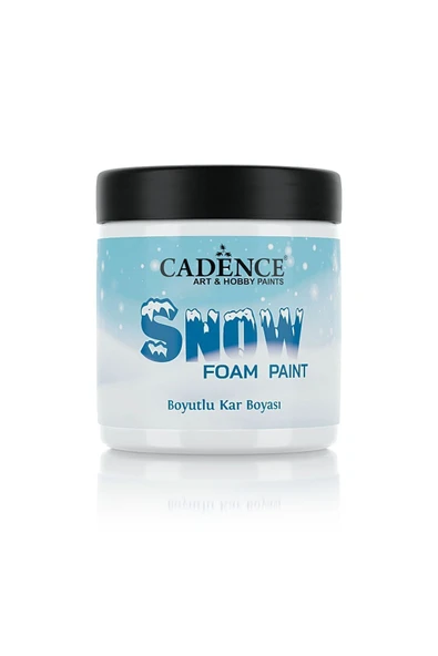 Boyutlu Kar Boyası - Fırça ile Sürülebilen Kar Efekt Boyası 250ML ürün görseli