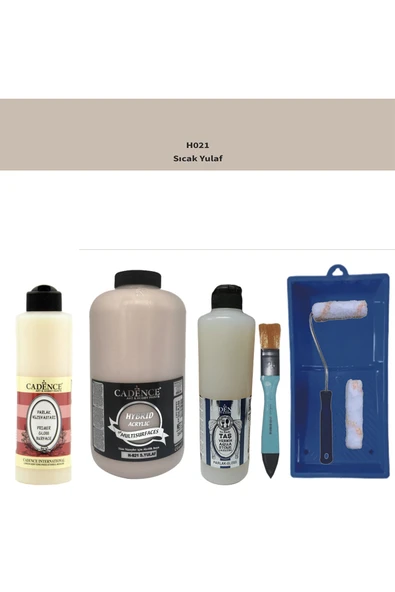 Banyo Mutfak Boyası-Cadence Multi H-021 S. Yulaf 2Lt Pya 500Ml Taş Vernik Parlak 500Ml Ruloset ürün görseli 1