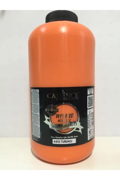 H-012 Hybrıd Acrylic Multısurfaces H-012 Turuncu 2000 Ml - 2 Lt - 3 Kg ürün görseli 1