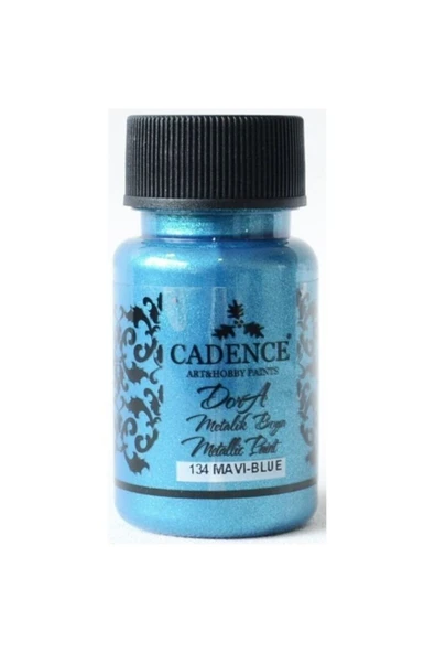 134 Dora Mavi Dora Metalik Boya 50ml(cc) ürün görseli 1