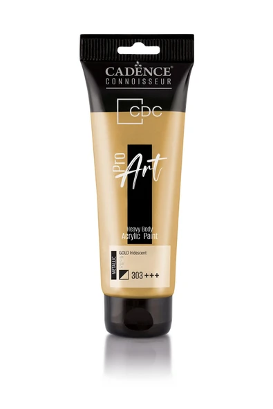PRM303 Altın Cadence Proart Heavy Body Akrilik Boya 120ML - Cadence Tüp Akrilik Boya ürün görseli 1