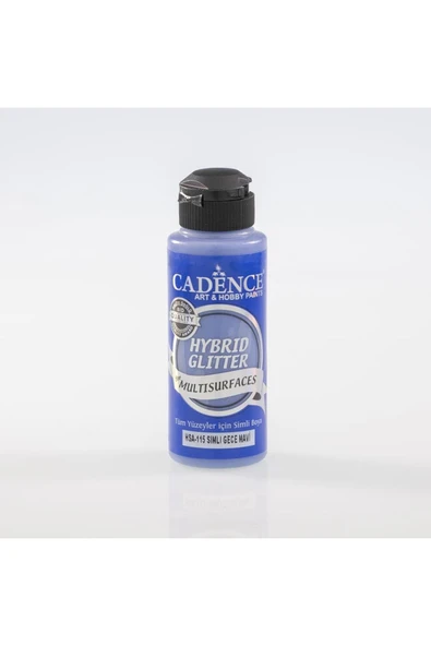 Hybrıd Akrilik Multisurface Simli Altın Hsa-115 Gece Mavisi 120ml ürün görseli 1