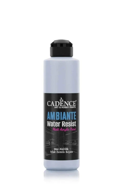 Ambiante Suya Dayanıklı Akrilik Boya Aw-08 Arduvaz Gri 250ml + Katalizör 10gr ürün görseli 1