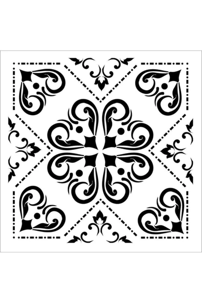 Tcs Stencıl Model-015 30x30 ürün görseli 1