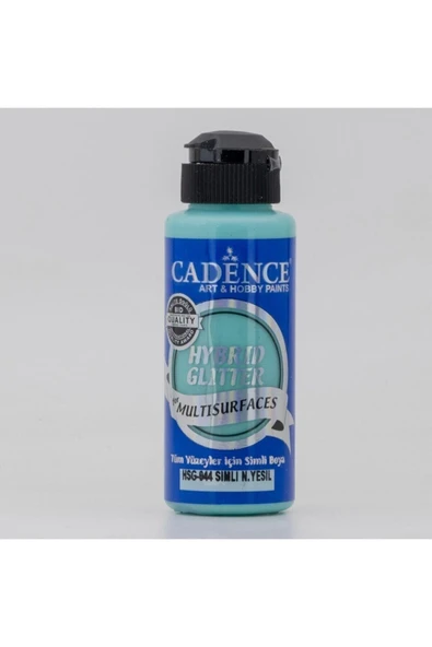 Hybrid Multisurface Simli Akrilik Boya 120ml - Hsg-044 N.yeşil ürün görseli 1