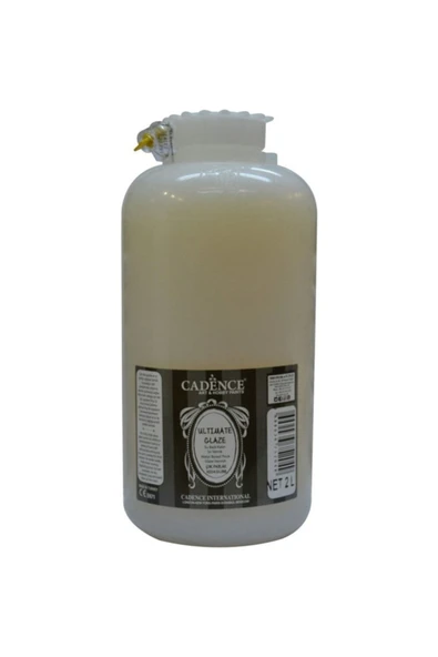 Cadence Ultimate Glaze Kalın Sır Vernik Parlak 2 Litre ürün görseli 1