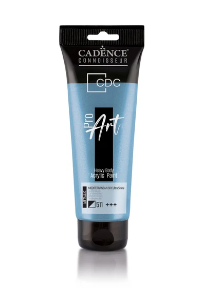 Proart Heavy Body Metalik Ultra Parlak Akrilik Boya Prd-511 Akdeniz Gökyüzü 120ml ürün görseli 1