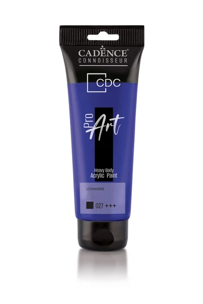 PR027 Ultramarin Cadence Proart Heavy Body Akrilik Boya 120ML - Cadence Tüp Akrilik Boya ürün görseli 1