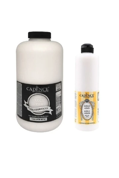 Antik Beyaz Hybrid Multisurface 2 Litre H-004+750ml. Su Bazlı Yarı Mat Vernik ürün görseli 1