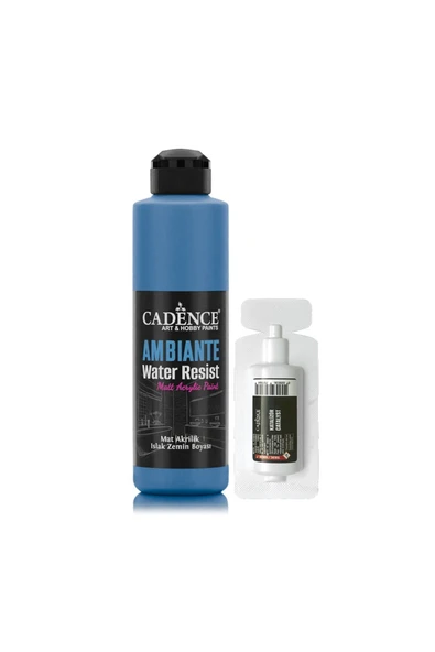Ambiante Suya Dayanıklı Akrilik Boya Aw-09 Gece Mavi 250ml + Katalizör 10gr ürün görseli 1
