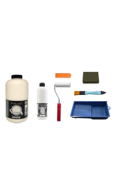 Cadence 2 Litre Taffy Boya 500ml Ultimate Glaze Vernik Set ürün görseli 1