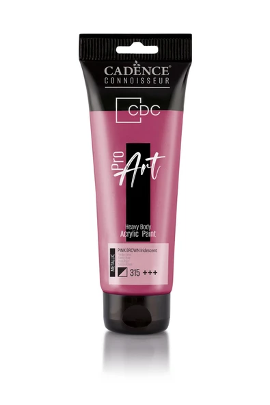 Proart Heavy Body Metalik Akrilik Boya Prm-315 Pembe Kahve 120ml ürün görseli 1