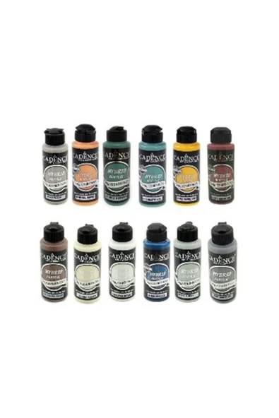 Hybrid Akrilik Boya Seti 120 Ml Set2 Sonbahar Renkleri ürün görseli 1