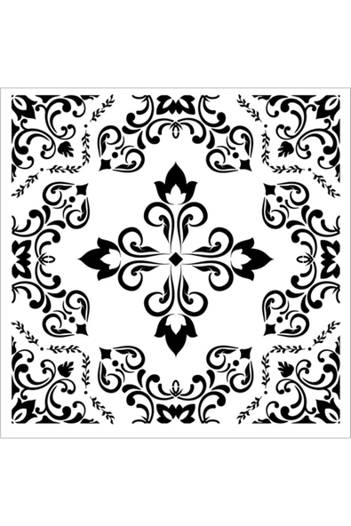 Tcs-018 Karo Stencıl ürün görseli 1