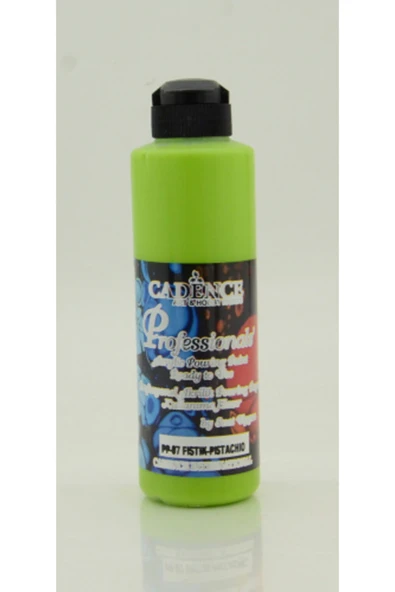 Cadence Profesyonel Pouring Paint Pp 07 Fıstık Yeşil 250 Ml. ürün görseli 1