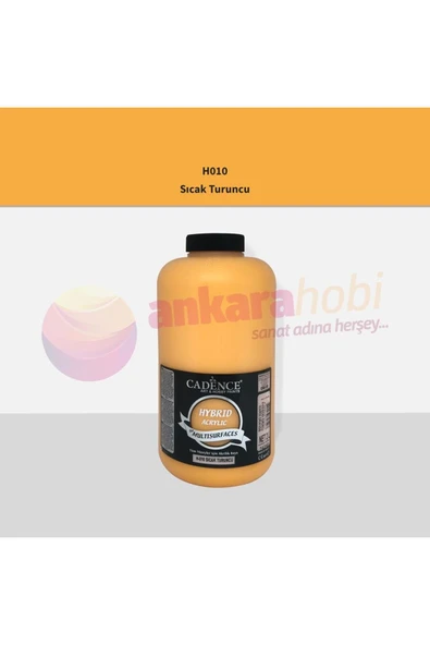 H-010 Sıcak Turuncu 2 Litre Multısurface Hybrıd Akr. ürün görseli 1