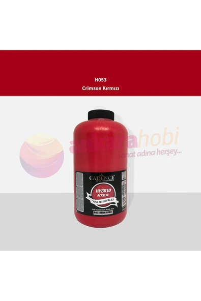 H-053 Crimson Kırmızı 2 Litre Multısurface Hybrıd Akr. ürün görseli 1
