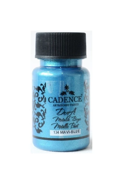 Cadence 134 Dora Mavi Dora Metalik Boya 50ml(cc) ürün görseli 1