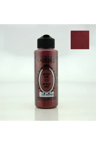 Metalik Sedefli Boya 120ml.236 Bordo ürün görseli
