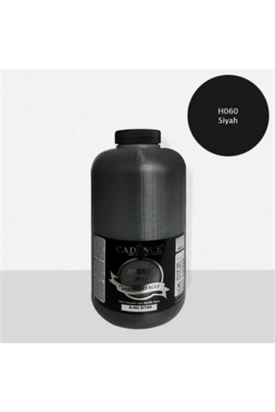 H-060 Siyah 2 Litre Multisurfaces Hybrid Akrilik Boya ürün görseli 1