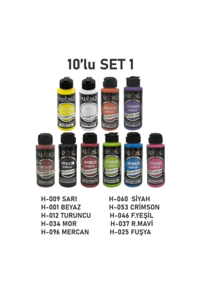 Hibrit Multisurface 120 Ml 10'lu Set Gemilerset ürün görseli 1