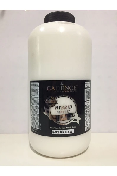 H-002 Pak Beyaz 2000 Ml -2 Lt - 3 Kg Hybrıd Acrylic Multısurfaces Boya H-002 ürün görseli 1