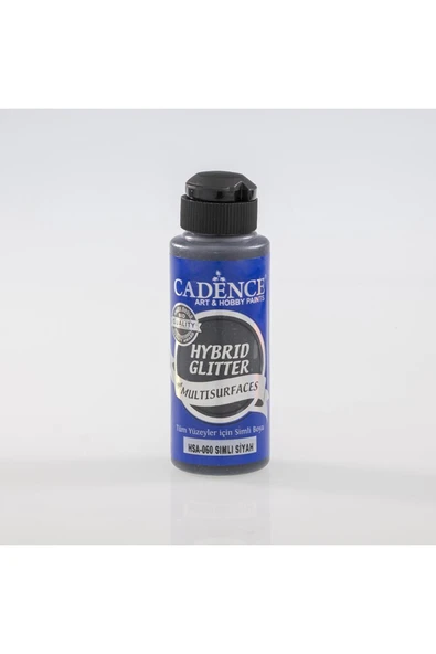 Hybrıd Akrilik Multisurface Simli Altın Hsa-060 Siyah 120ml ürün görseli 1