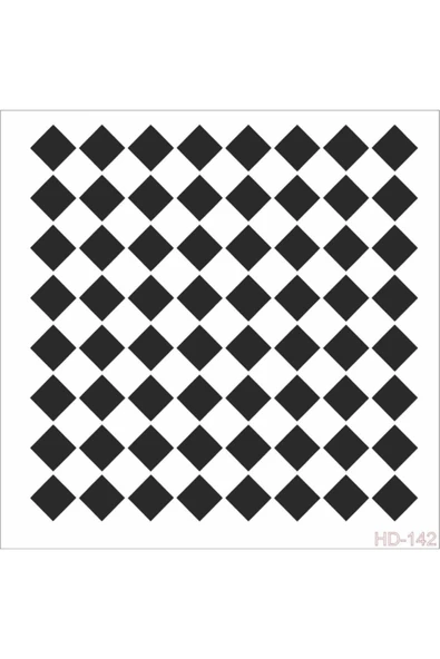Hd142 Home Dekor Stencil 45x45 ürün görseli 1