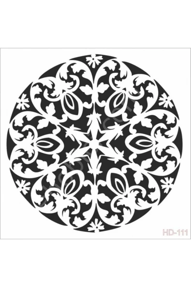 Hd111 Home Dekor Stencil 45x45 ürün görseli 1