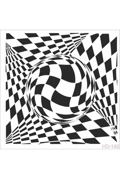 Hd145 Home Dekor Stencil 45x45 ürün görseli 1