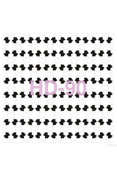 Hd090 Home Dekor Stencil 45x45 ürün görseli 1