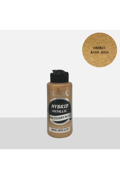 Hm801 Antik Altın - Hybrid Metalik Multisurfaces 120ml ürün görseli 1