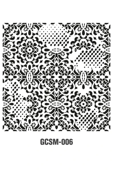 Grunge Stencıl Mini Gcsm-006 25x25 ürün görseli