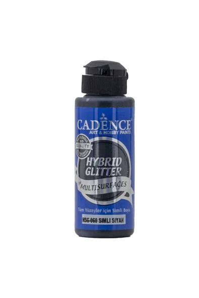 Hybrid Glitter Simli Boya 120 Ml Hsg 060 Siyah ürün görseli 1